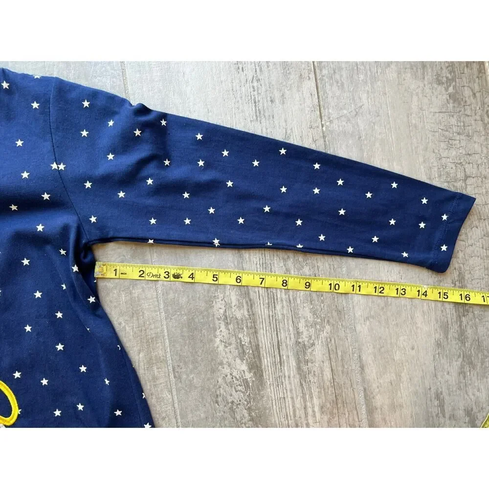 Los Angeles Boutique Long Sleeve Dress Tunic Girls Astronaut Space Rainbow NEW 7